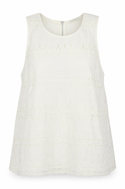 Womens UK Size 10 Marks and Spencer Ivory Tunic Blouse