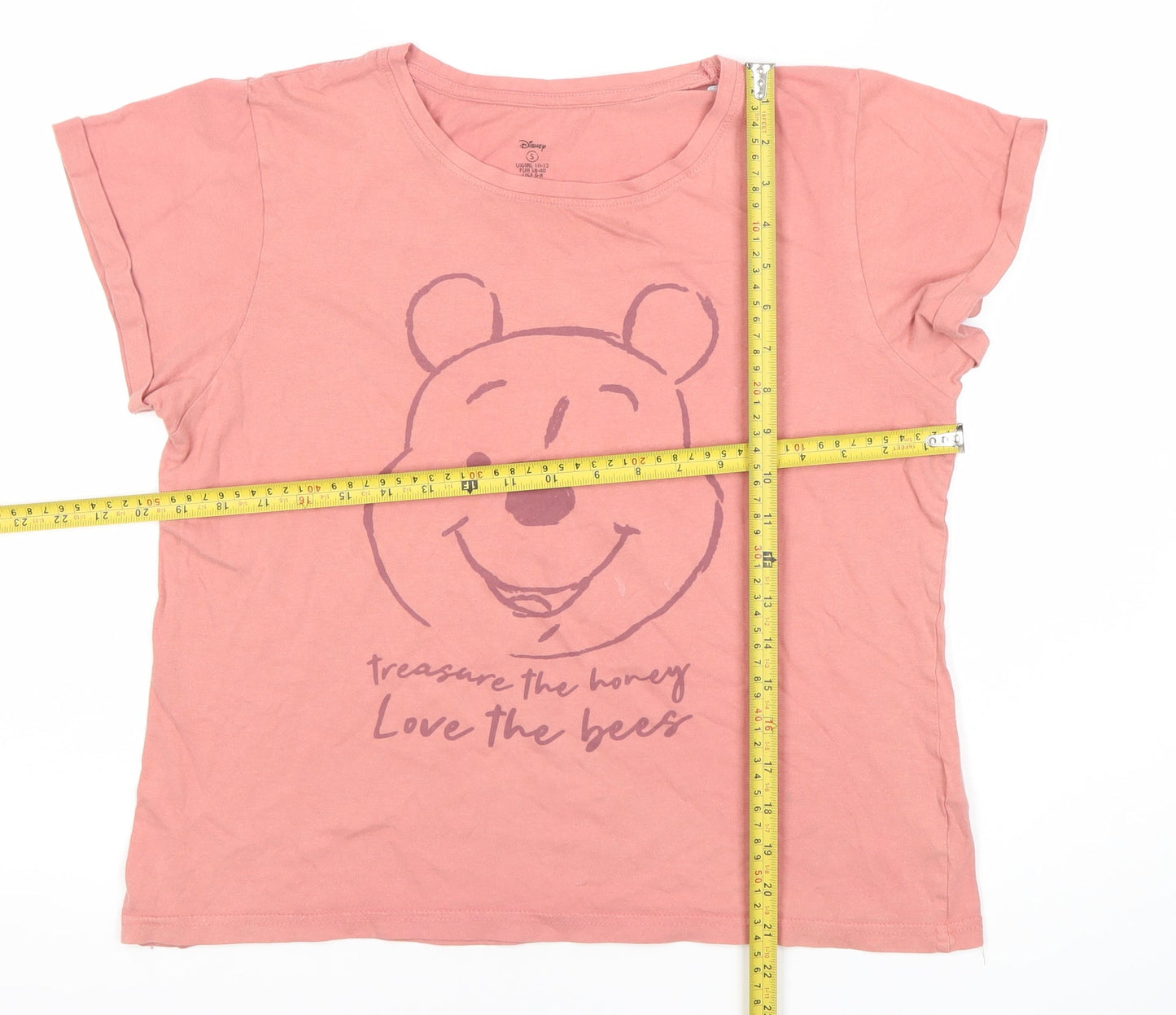 Disney Winnie the Pooh Pink Women's Nightshirt T-Shirt Style Size 10-12