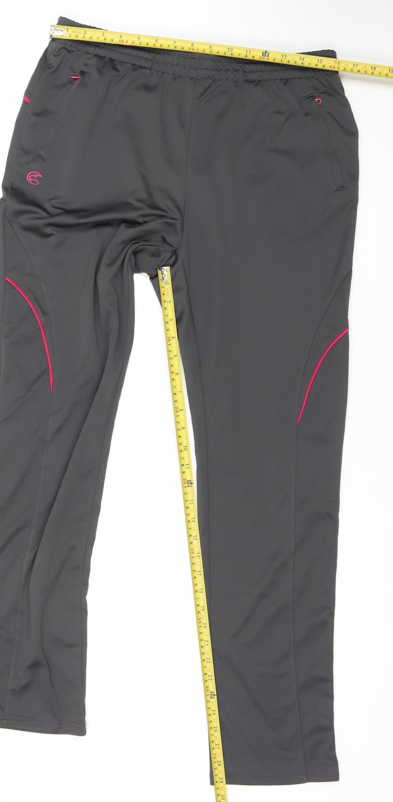 Cadisi Womens Black 2XL Track Pants Outdoor Activewear Trousers