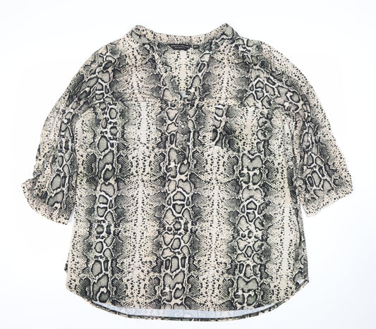 Womens UK Size 20 Dorothy Perkins Multicoloured Tunic Blouse