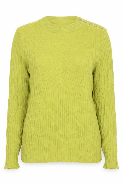 Womens UK Size 12 Marks and Spencer Green Pullover Jumper