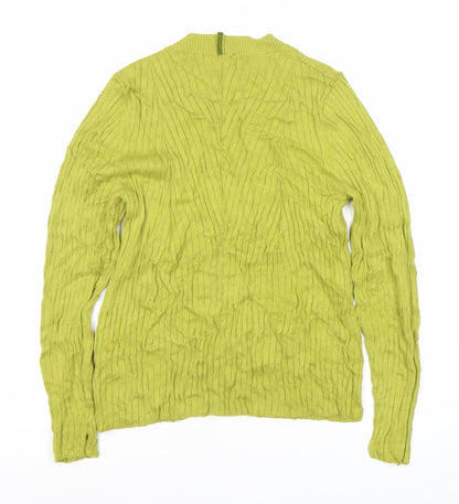 Womens UK Size 12 Marks and Spencer Green Pullover Jumper
