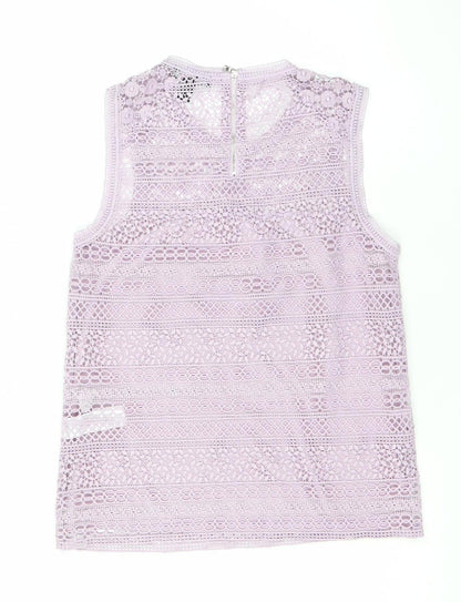 Womens UK Size 8 New Look Purple Camisole Blouse