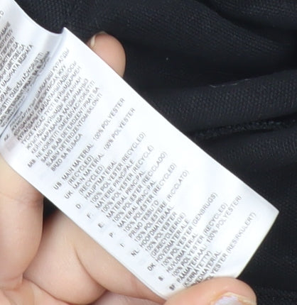 Adidas Womens Black Cropped Track Jacket Size 10 UK Polyester