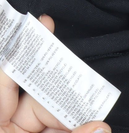 Adidas Womens Black Cropped Track Jacket Size 10 UK Polyester