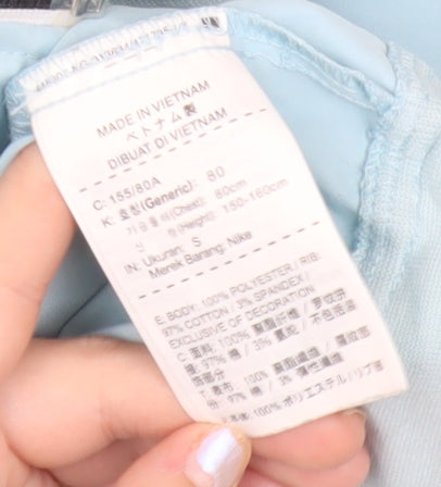 Nike Womens Blue Track Jacket Size S Lightweight Full Zip Sportswear