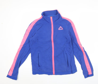 Kappa Women’s Blue Track Jacket Size 12 Full Zip Sportswear