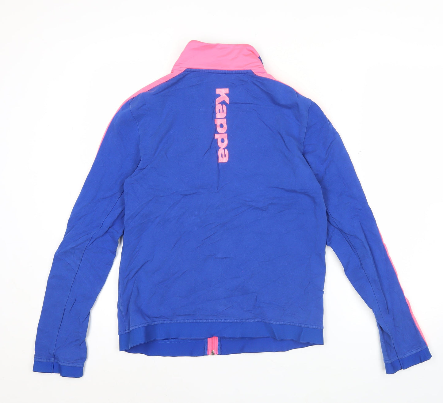 Kappa Women’s Blue Track Jacket Size 12 Full Zip Sportswear