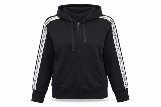 Womens UK Size L Nike Black Full Zip Hoodie
