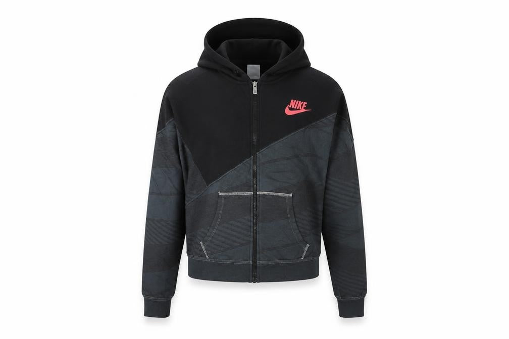 Womens UK Size S Nike Black Full Zip Hoodie