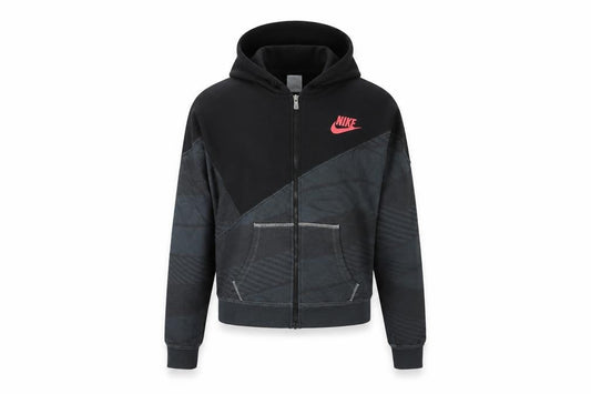 Womens UK Size S Nike Black Full Zip Hoodie