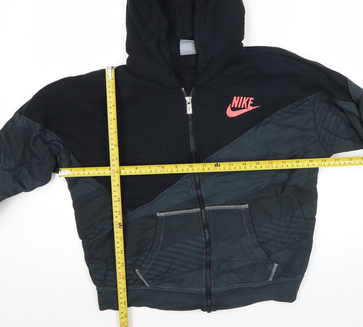 Nike Women’s Black Full Zip Hoodie Sweatshirt S Logo Sportswear