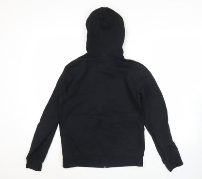 Champion Boys Black Full Zip Hoodie 11-12 Years Sports Casual