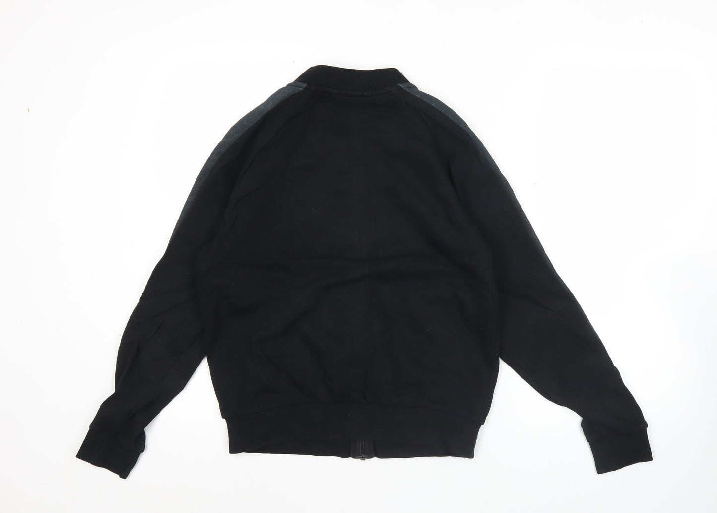 Puma Womens Black M Track Jacket Full Zip Cotton Blend