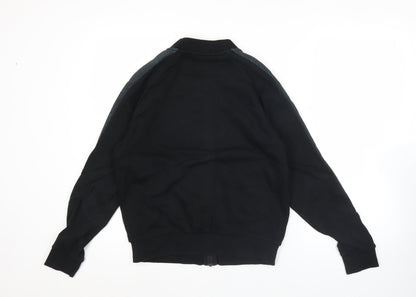 Puma Womens Black M Track Jacket Full Zip Cotton Blend