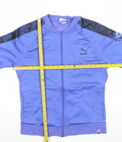 Puma Womens Blue XL Track Jacket Full Zip Sports Top