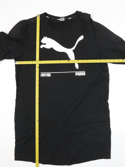 Puma Women’s Black XL Pullover Sweatshirt Long Sleeve Logo Sports Top