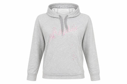 Womens UK Size 10 adidas Grey Pullover Hoodie