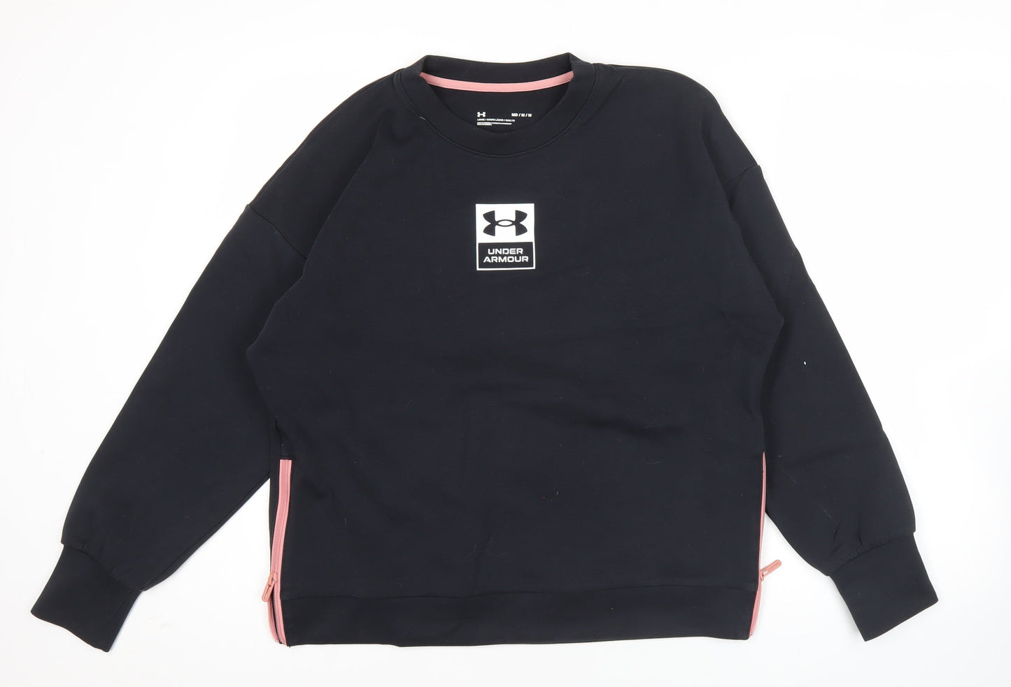Womens UK Size M Under armour Black Pullover Sweatshirt