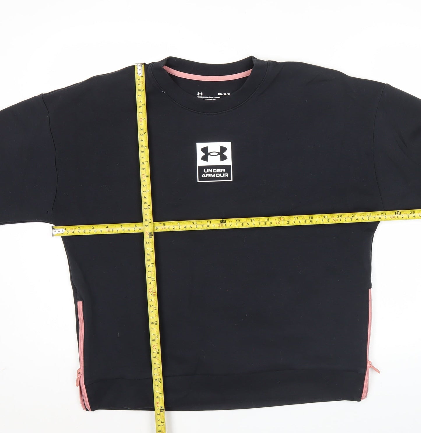 Womens UK Size M Under armour Black Pullover Sweatshirt