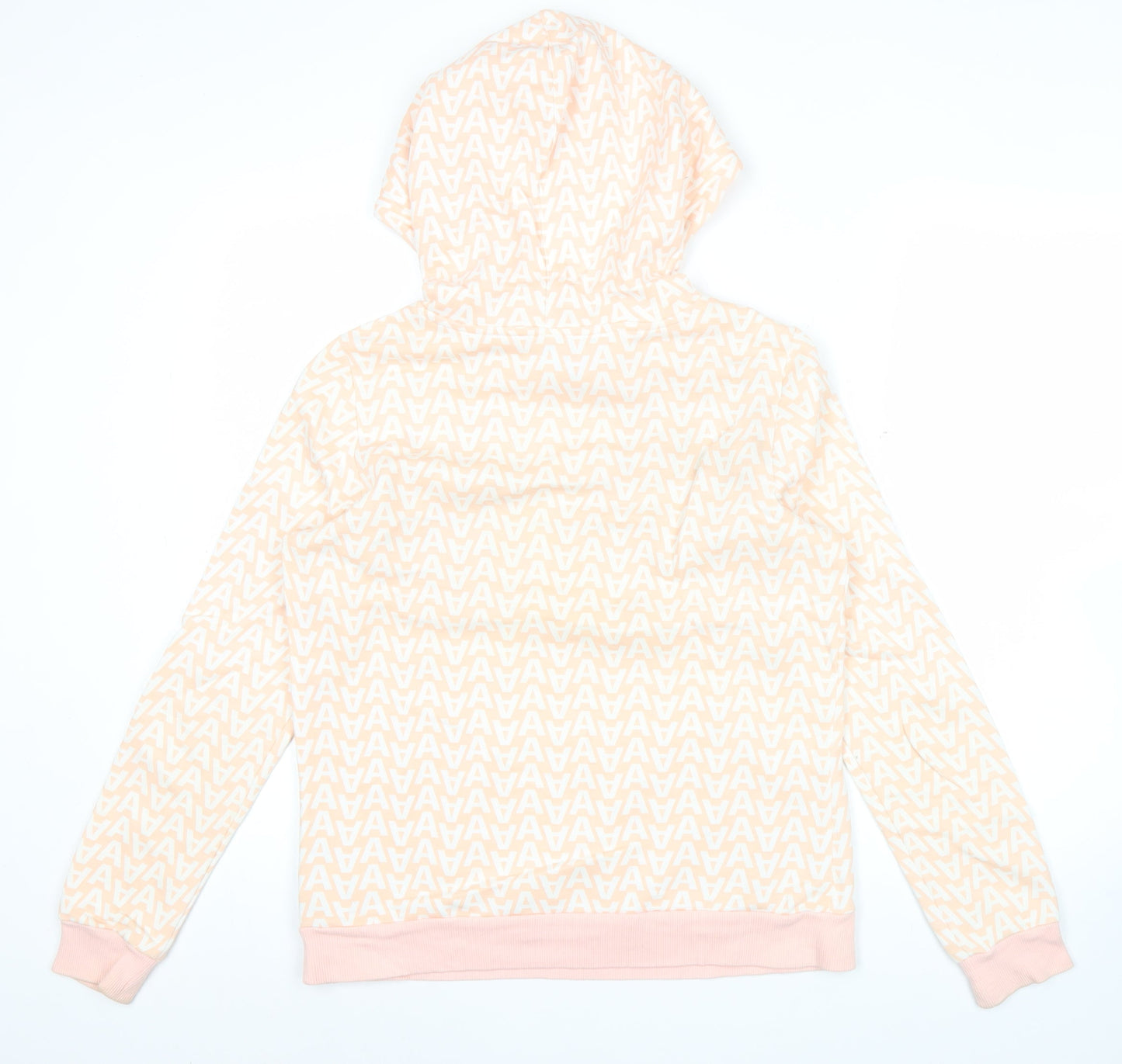 Adidas Women’s Pink Pullover Hoodie Size 12 Graphic Logo Sportswear