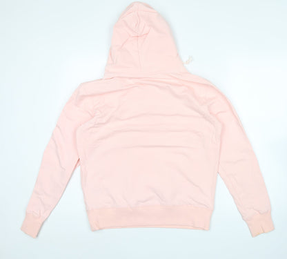 Champion Women’s Pink Pullover Hoodie Size L Logo Sportswear