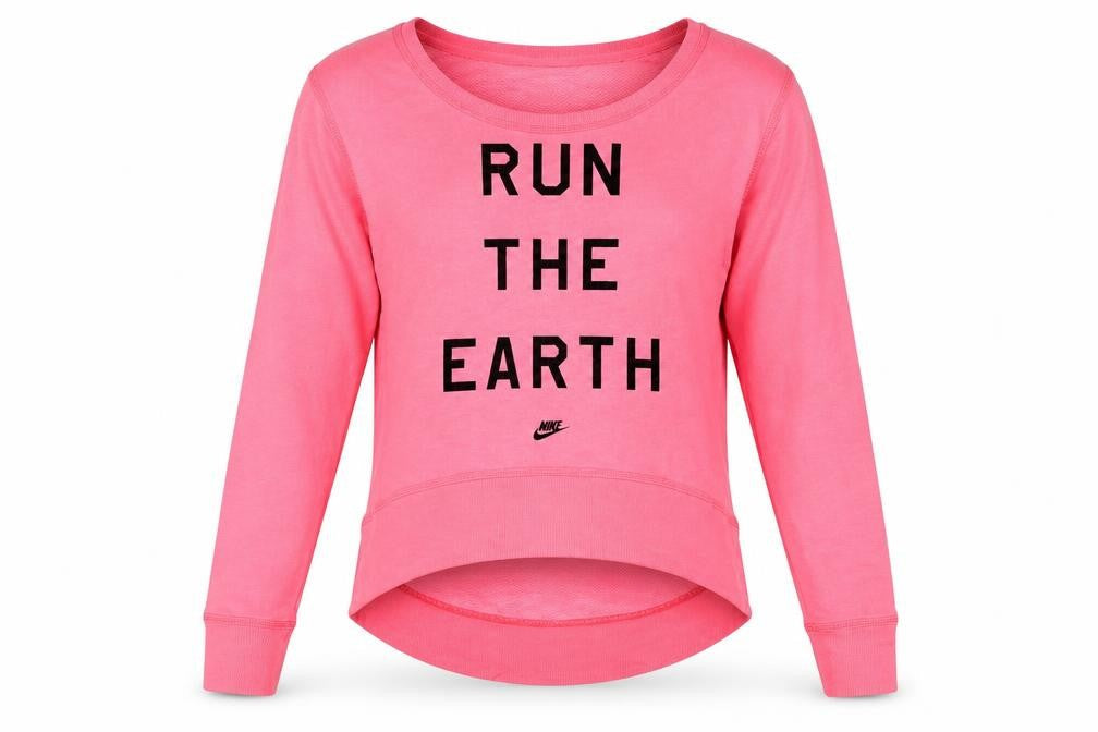Womens UK Size 12 Nike Pink Pullover Sweatshirt