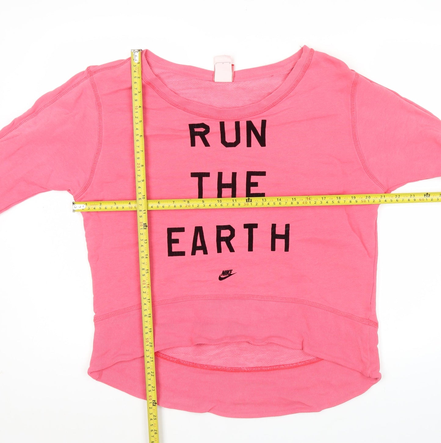 Nike Women's Pink Long Sleeve Lightweight Sweatshirt Size 12