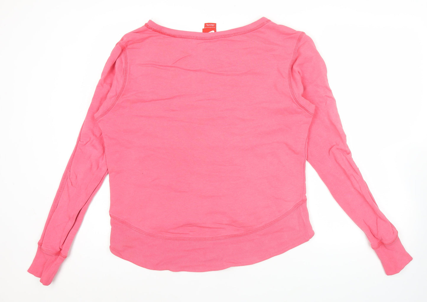 Nike Women's Pink Long Sleeve Lightweight Sweatshirt Size 12