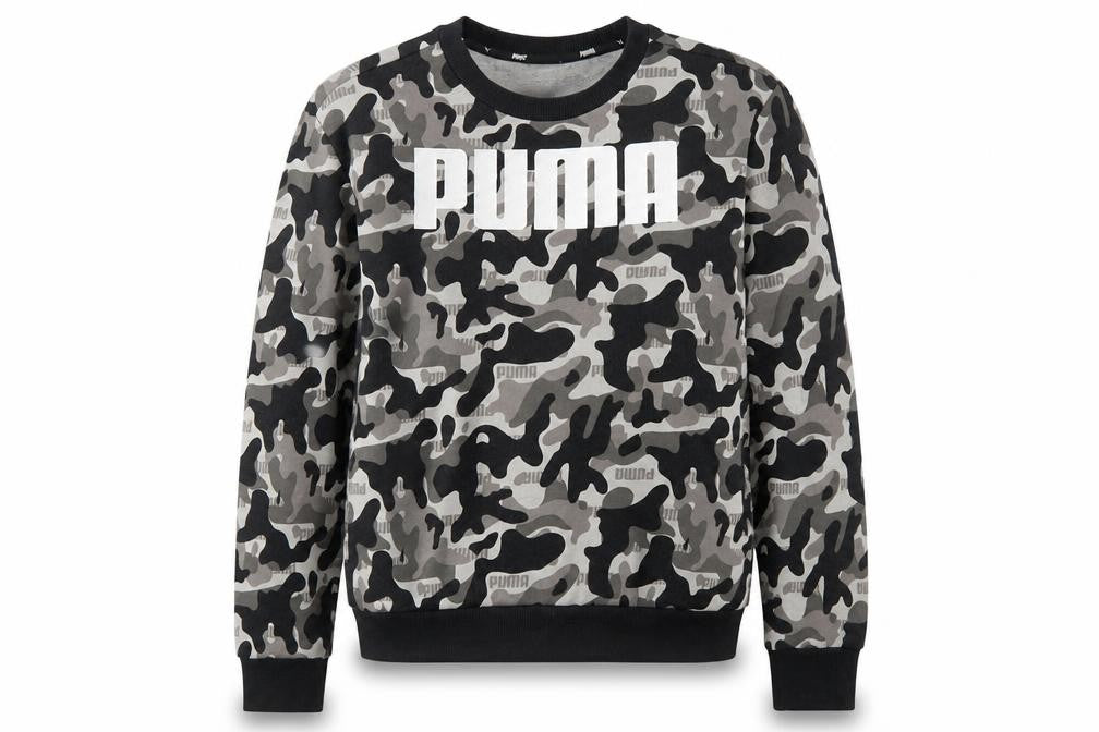 Unisex Adults UK Size M PUMA Multicoloured Pullover Sweatshirt