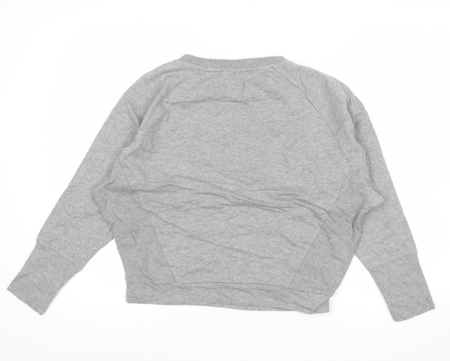 Puma Women’s Grey Sweatshirt Small Regular Fit Crew Neck Pullover