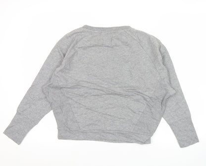 Puma Women’s Grey Sweatshirt Small Regular Fit Crew Neck Pullover