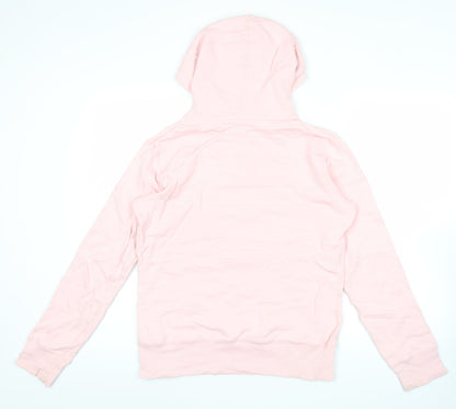 Nike Women’s Pink Pullover Hoodie XL Logo Graphic Cotton