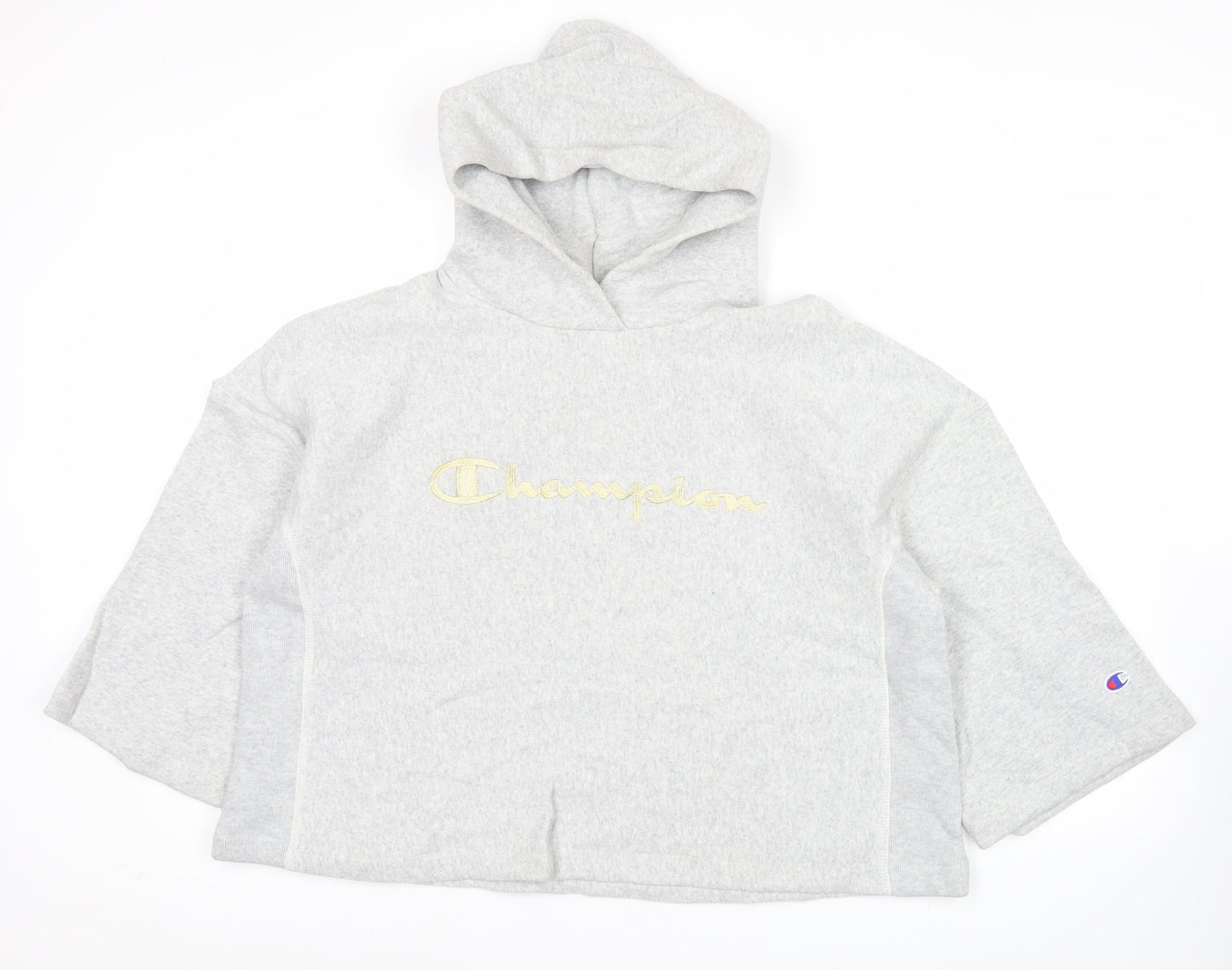 Womens UK Size L Champion Grey Pullover Hoodie