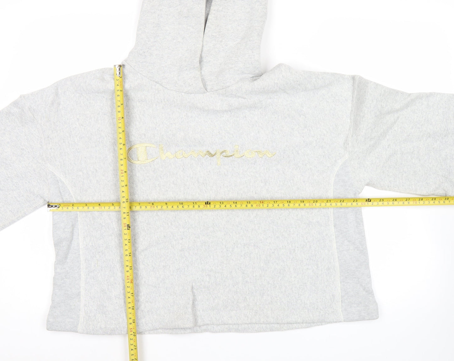 Womens UK Size L Champion Grey Pullover Hoodie