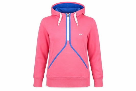 Womens UK Size XL Nike Pink Pullover Hoodie