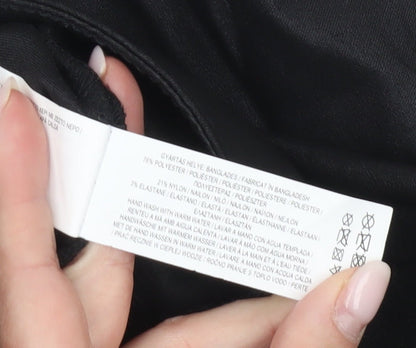 Denim Co Womens Black Size 10 Slim Fit Skinny Trousers Work Casual