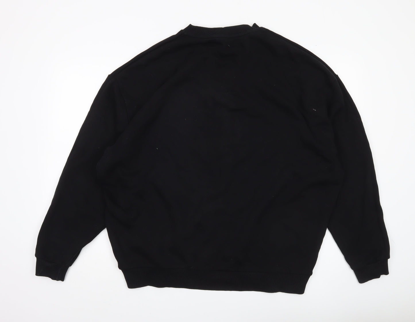 Mens UK Size L ASOS Black Pullover Sweatshirt