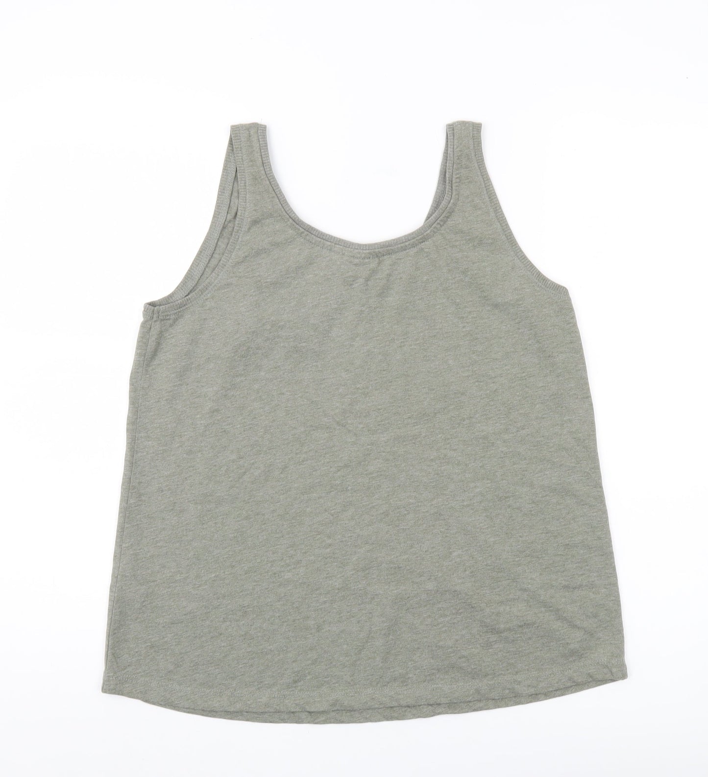 Womens UK Size M Fransa Green Basic Tank