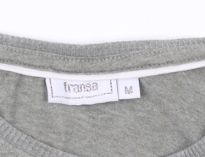 Womens UK Size M Fransa Green Basic Tank