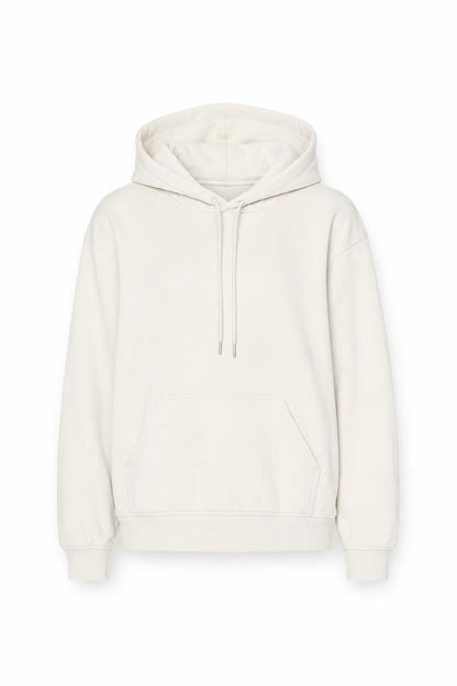 Basics Women’s Beige XS Pullover Hoodie Cotton Blend