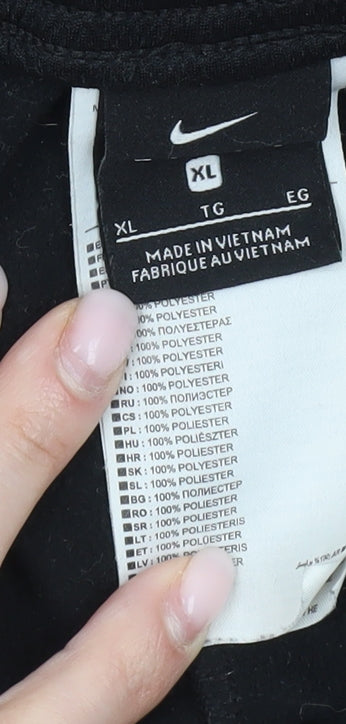 Nike Womens Black Jogger Trousers XL Polyester Sportswear