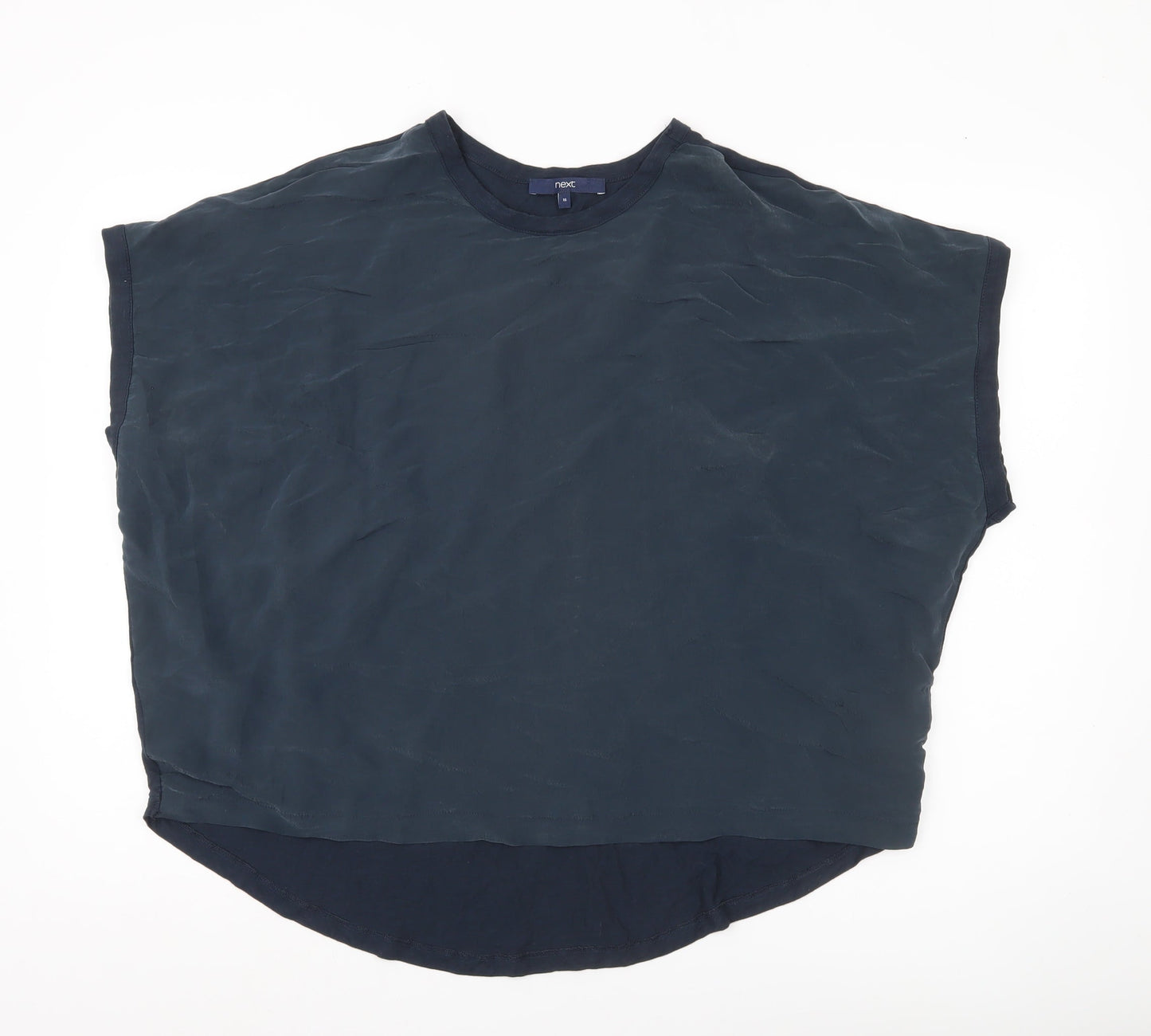 Next Women’s Blue Sleeveless Blouse UK 16 Regular Fit