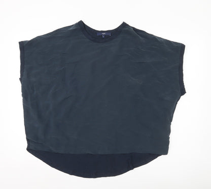 Next Women’s Blue Sleeveless Blouse UK 16 Regular Fit