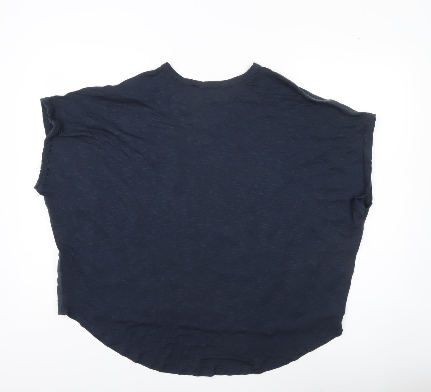 Next Women’s Blue Sleeveless Blouse UK 16 Regular Fit