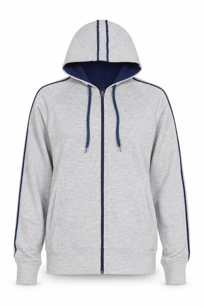 New York Laundry Womens Grey Full Zip Hoodie Size L