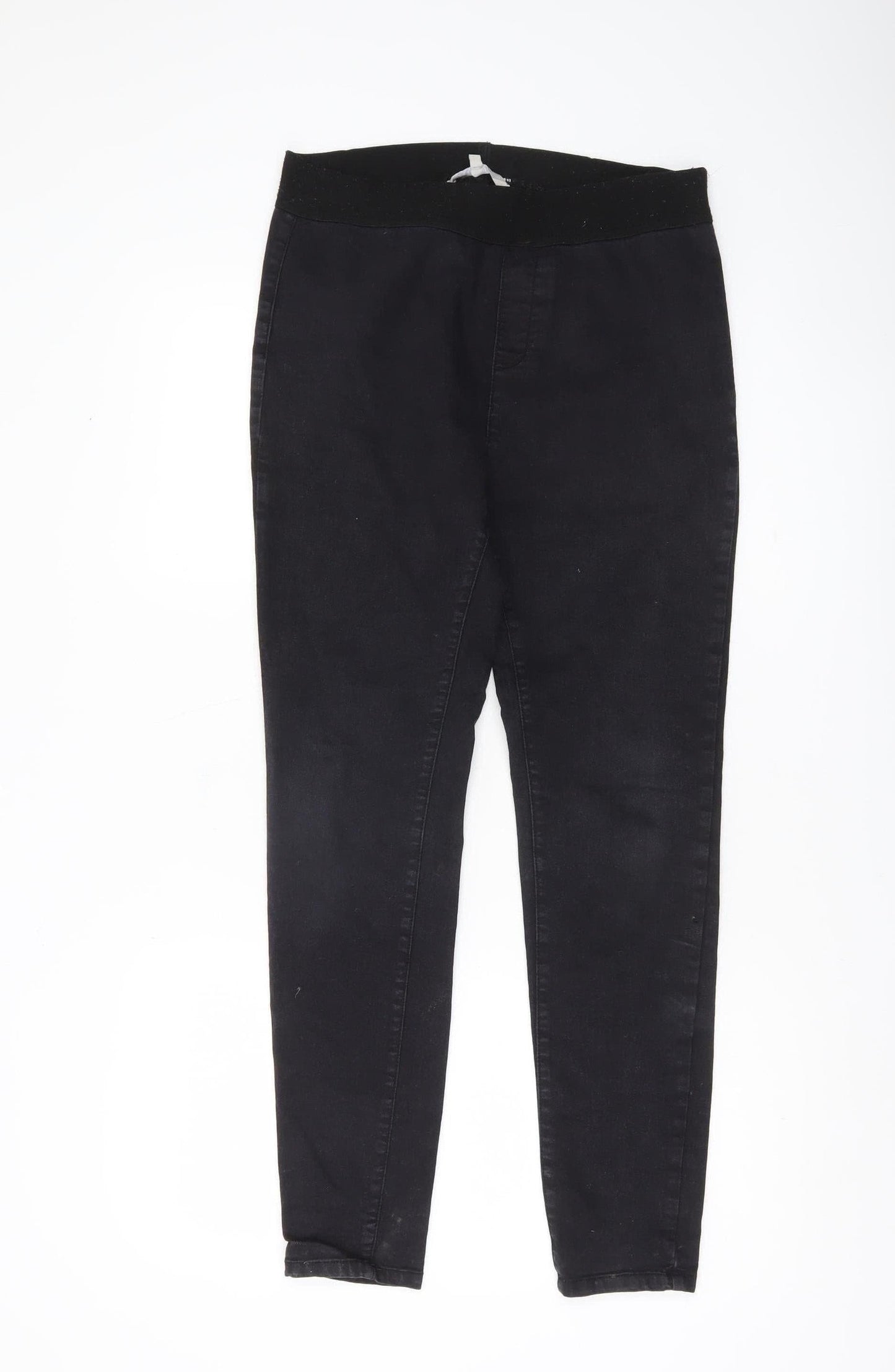Pebble Bay Womens Black Skinny Jeans Size 12 Slim Fit Stretch