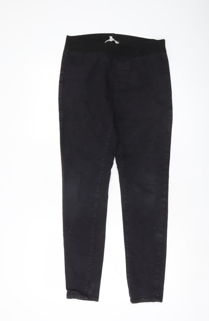 Pebble Bay Womens Black Skinny Jeans Size 12 Slim Fit Stretch