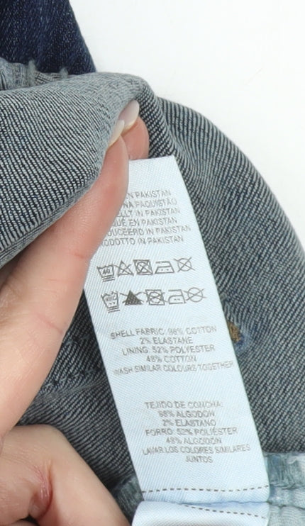 Denim Co Men’s Blue 30W 30L Straight Leg Jeans Cotton Stretch