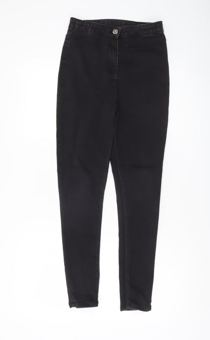 Candy Couture Girls Black Skinny Jeans Size 14 Years Slim Fit